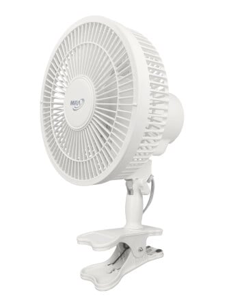 พัดลมตั้งโต๊ะ แบบหนีบ 8 นิ้ว MIRA M-73 WHITE_1